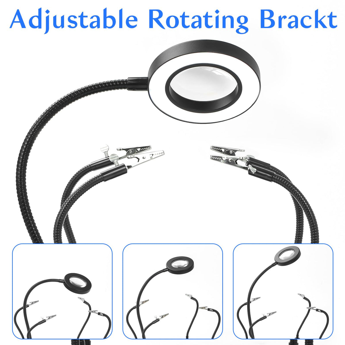 NZQXJXZ Helping Hands arms extended for flexible component positioning
