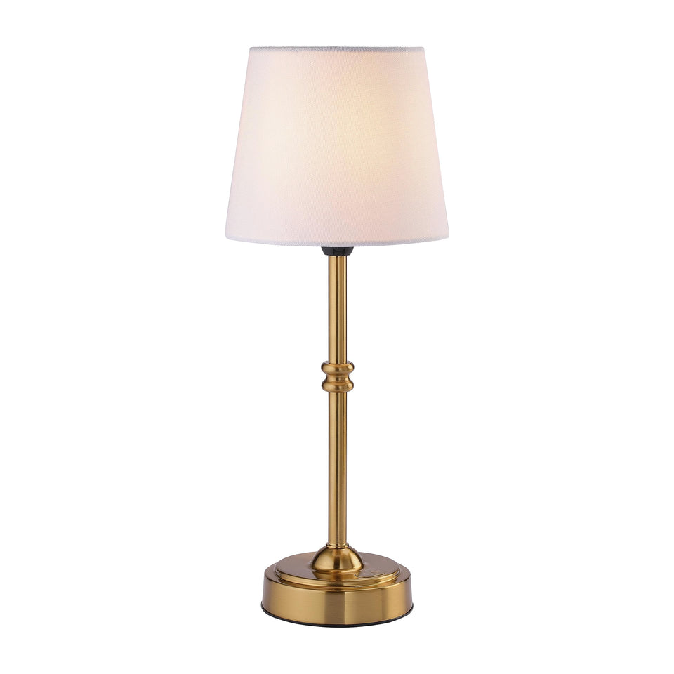 O’Bright Seraph cordless lamp demonstrates portable design for patio and bedside use.