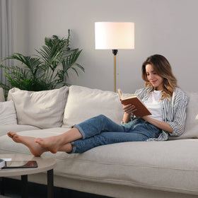 O'Bright Ted is compatible with E26 bulbs for customizable brightness