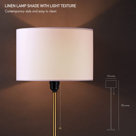 O'Bright Ted's modern minimalist design fits living room or office spaces