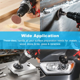 Oacdiel universal back pads — compatible with drills and die grinders for steady performance.