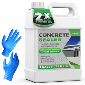 OAIEGSD 1-gallon container for outdoor concrete sealing and water resistance.