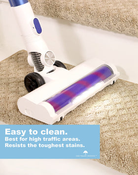 Oak Valley Designs installation demo showing peel-and-stick adhesion