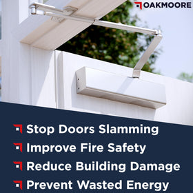 Durable cast-aluminum housing supports reliable operation in demanding settings.