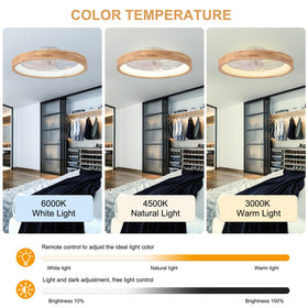 Oaks Aura app interface for customizing speed and lighting.
