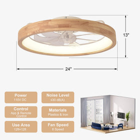 Oaks Aura easy installation and smooth wood finish for quick setup.