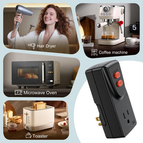 OAONAN GFCI adapter 3-prong compatibility with many tools and appliances.