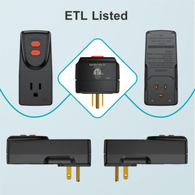 OAONAN GFCI adapter self-test every 5 seconds for constant protection.