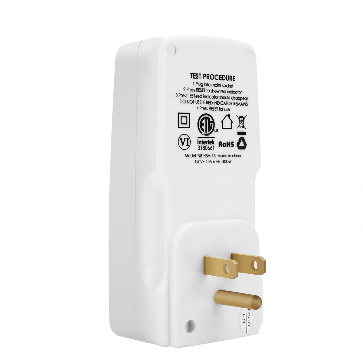 Rugged outdoor-ready OAONAN GFCI adapter in harsh environment