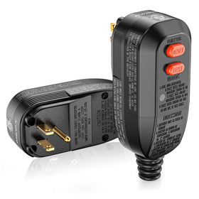 OAONAN GFCI replacement plug assembly wiring close-up for quick, safe installation.