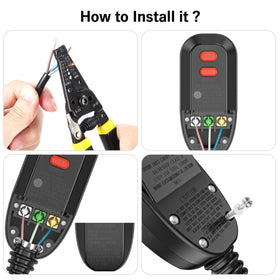 OAONAN GFCI replacement plug auto reset function demonstration.