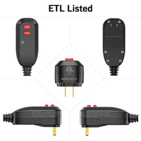 OAONAN GFCI replacement plug wiring installation guide for easy setup.