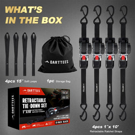 OARTTEES strap on a truck bed illustrating secure cargo tie-down.