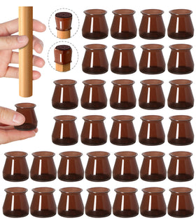 OASMU 32-piece chair leg protectors package protects floors from scratches and noise.