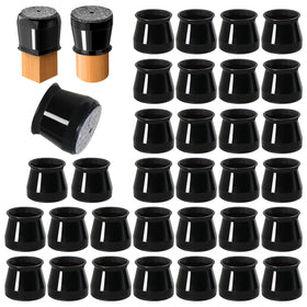 OASMU chair leg protectors with round silicone felt pads protect hardwood floors.