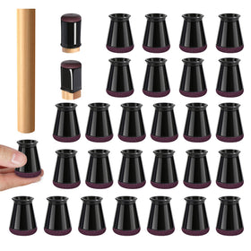 OASMU chair leg protectors close-up with silicone felt pad for scratch-free hardwood floors