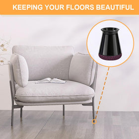 OASMU chair leg protectors fit various chairs including kitchen and patio