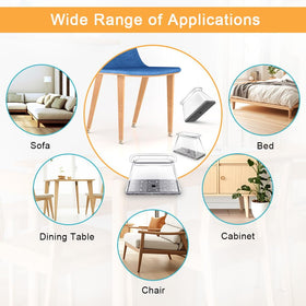 OASMU easy-install chair leg covers without glue or tools