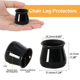 OASMU easy-slip-on cap fits legs without glue or tools
