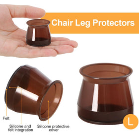 OASMU felt integrated cap for smooth movement and reduced friction on floors