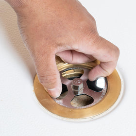 Oatey 42239 brass-plastic drain compatibility aids secure connections.