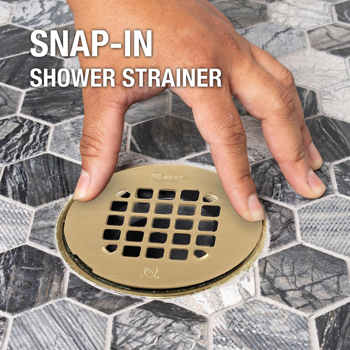 Close-up of Snap-Tite installation view showing quick snap-in fit