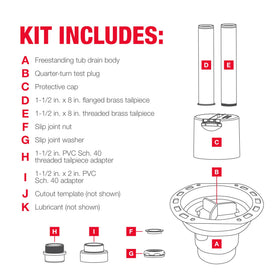 Oatey 46000P lubricant included eases assembly and sealing