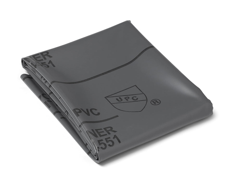 Oatey PVC Shower Pan Liner full view showing durable waterproofing in action