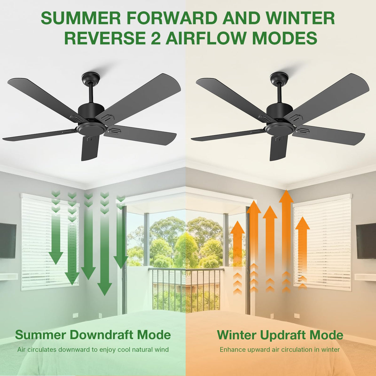 Obabala moisture-proof design suits patios and porches as well as indoor living spaces.