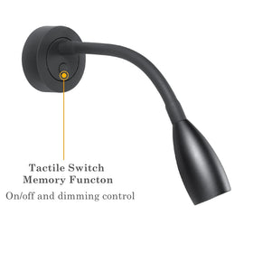Obeaming recessed frosted lens distributes light evenly across the page.