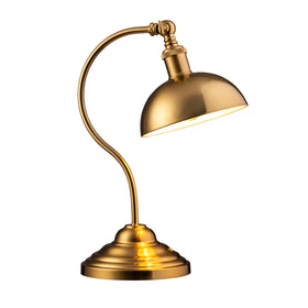 O'Bright Bankers cordless table lamp front view for flexible, outlet-free lighting