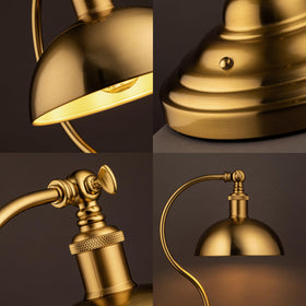 O'Bright Bankers white glass shade suits modern or classic spaces