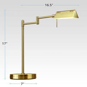 O'Bright LED Pharmacy Table Lamp metal base for durable construction