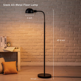 O'Bright Nova rotatable shade enables 360-degree light direction control.