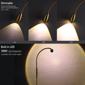 O'Bright Ray dimmable warm light creates a cozy ambience for evenings.