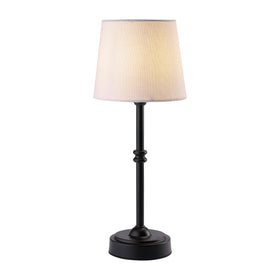 O'Bright Seraph cordless table lamp on nightstand delivering ambient light.