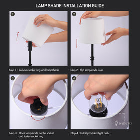 O'Bright Seraph compatible with low-voltage LED bulbs for safe use.