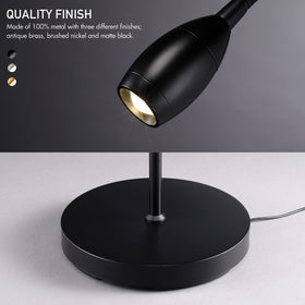 O’Bright Ray matte black finish blends with interiors and reduces glare.