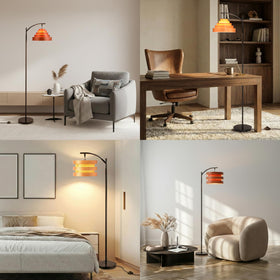 O’Bright Strata in a living room setup highlighting modern mid-century style.