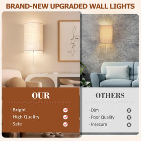 OCATO linen shade glow enhances indoor decor