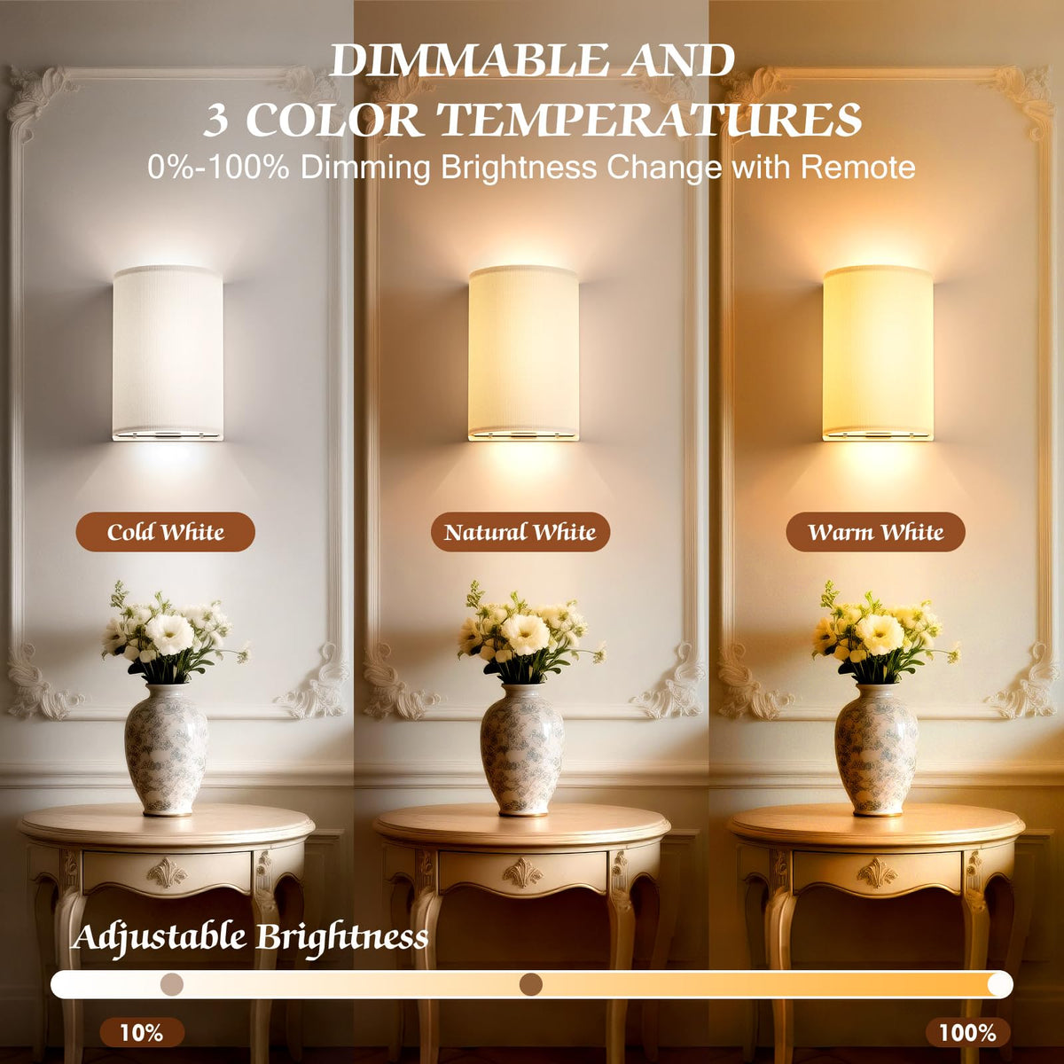 OCATO battery wall light with magnetic connection for easy reattachment