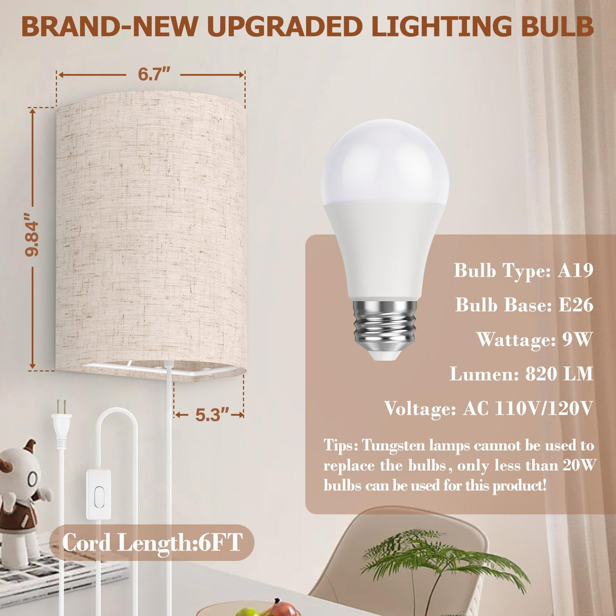 OCATO three-level dimming with 3000K-6000K for tailored ambiance