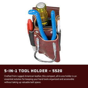 Occidental Leather Oxy Tool Shield in action protecting sharp blades