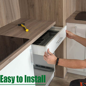 OCG galvanized steel construction for durable drawer slides
