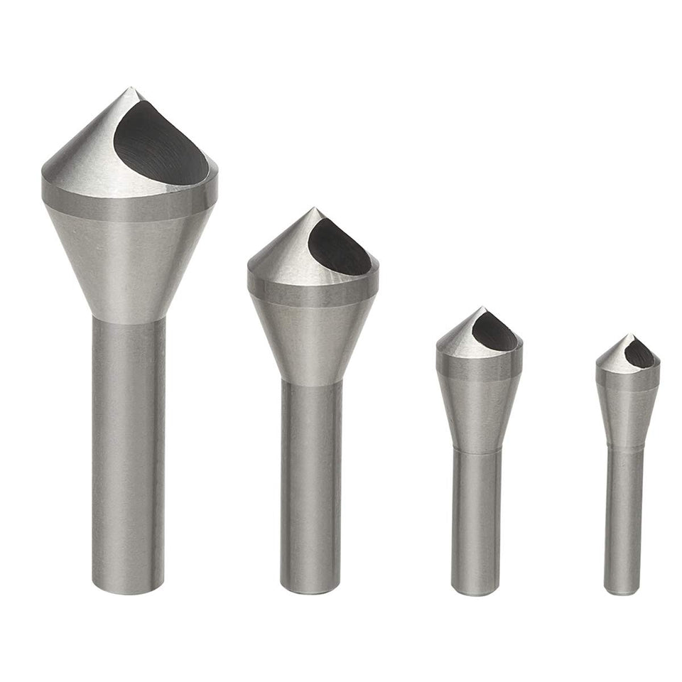 OCGIG countersink chamfer tool set: four-piece set for sharp, clean chamfers on metal and wood