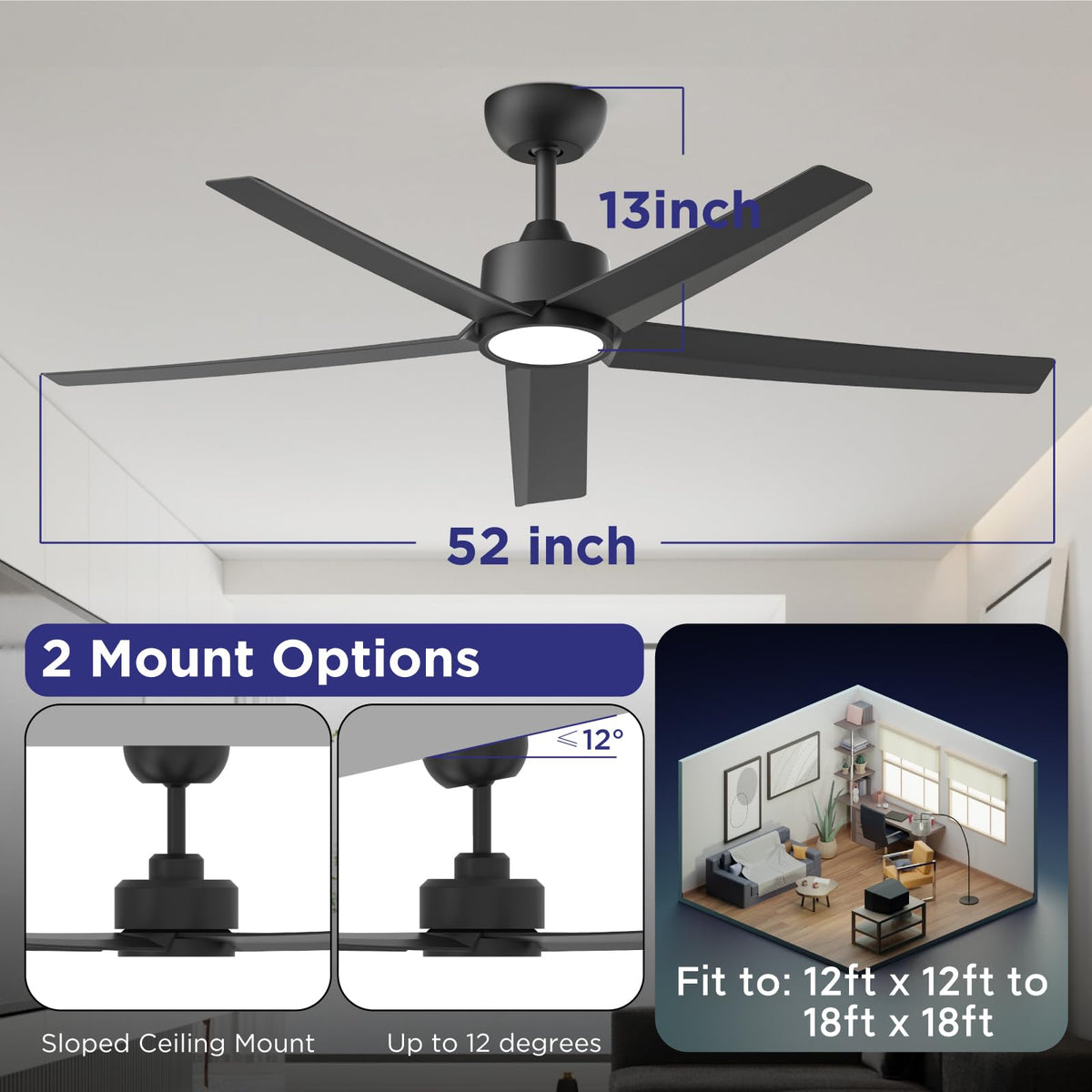 ocioc LED light with 3CCT offers warm to cool ambience