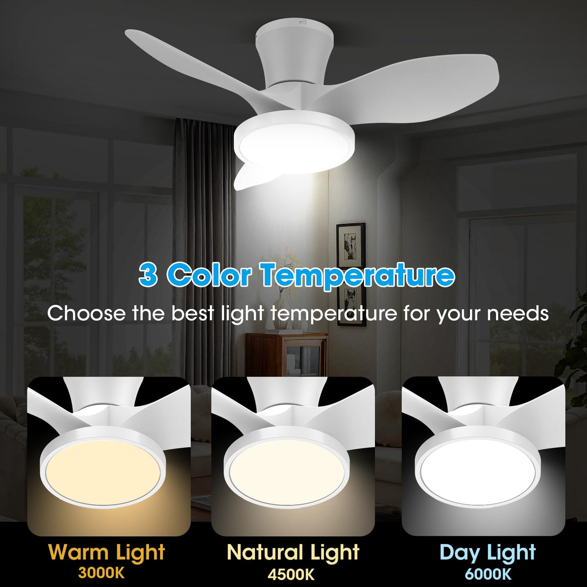 ocioc three color temperatures light options for work or study