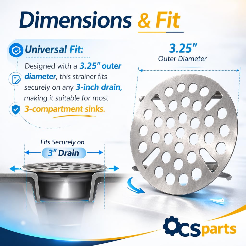 OCS Parts pop-in tabs provide tool-free setup.