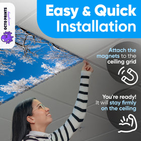 OCTO LIGHTS four-season design fits fluorescent or LED fixtures with ease.
