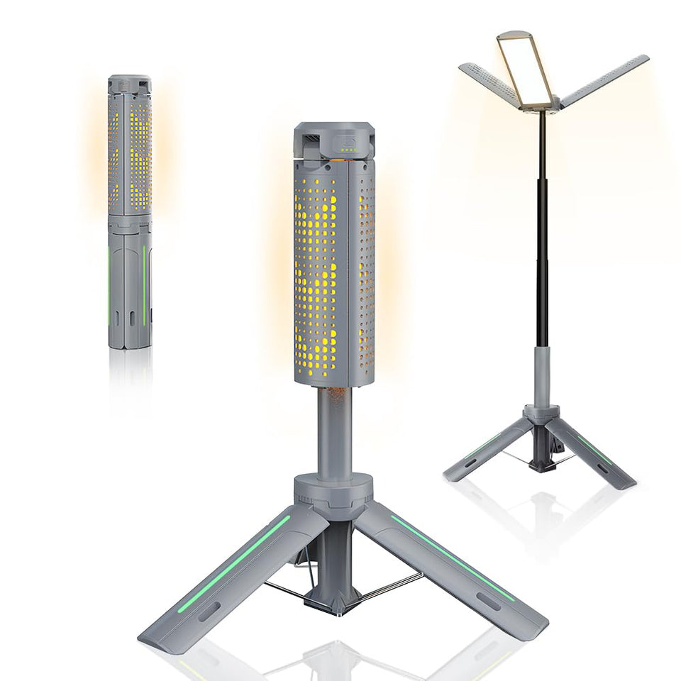 ODISTAR rechargeable work light with stand for hands-free illumination